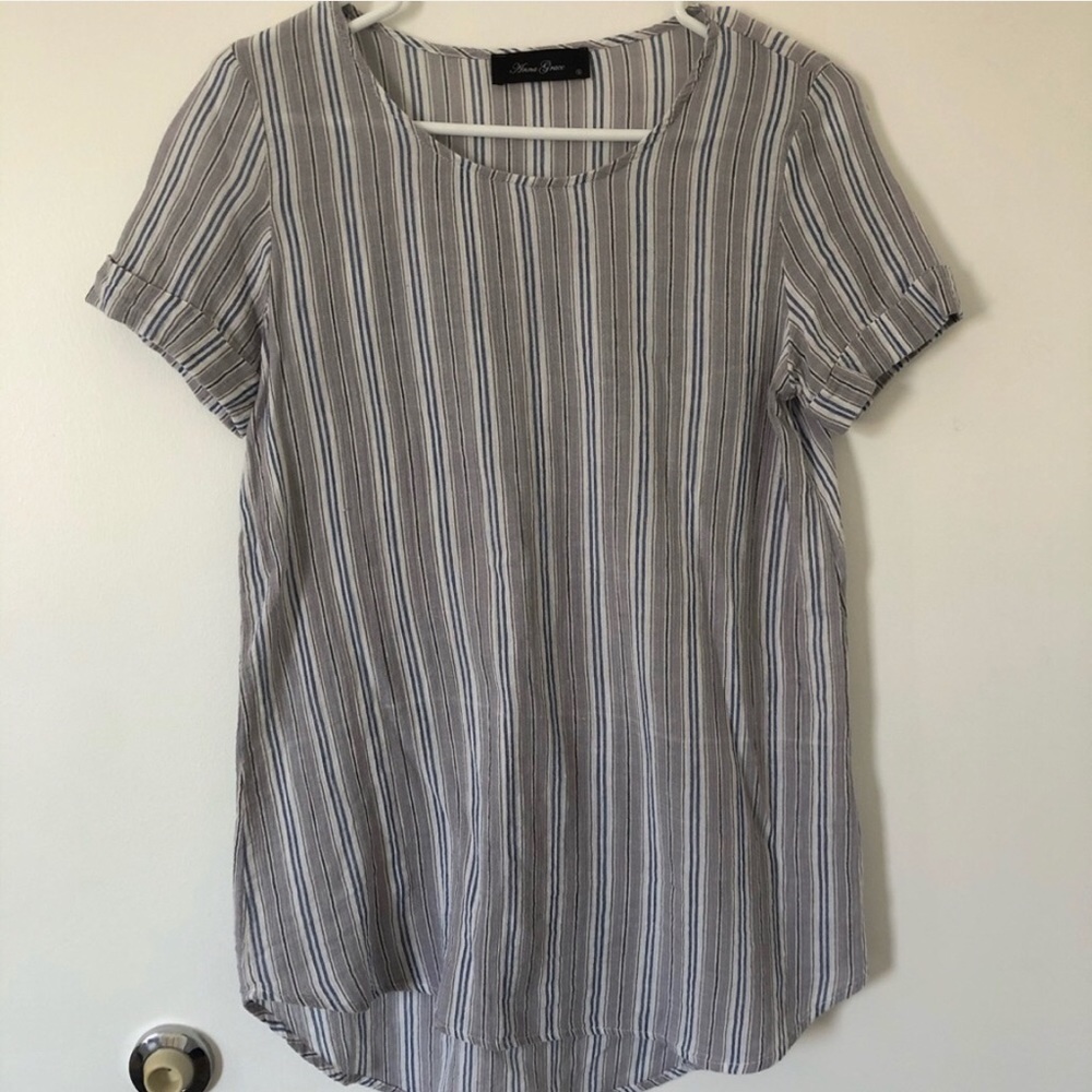 striped tunic